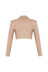 Vegan Leather Fit Short Jacket